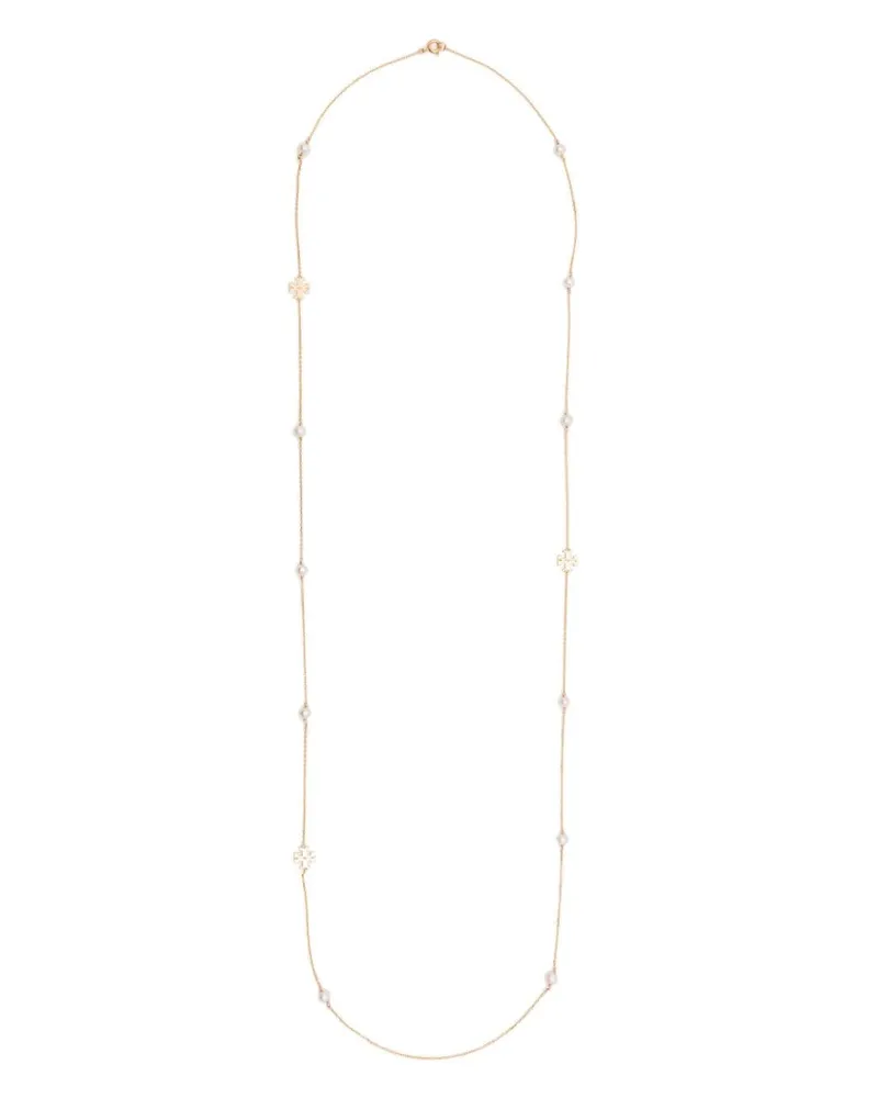 Tory Burch Kira Halskette mit Perlen - Gold Gold