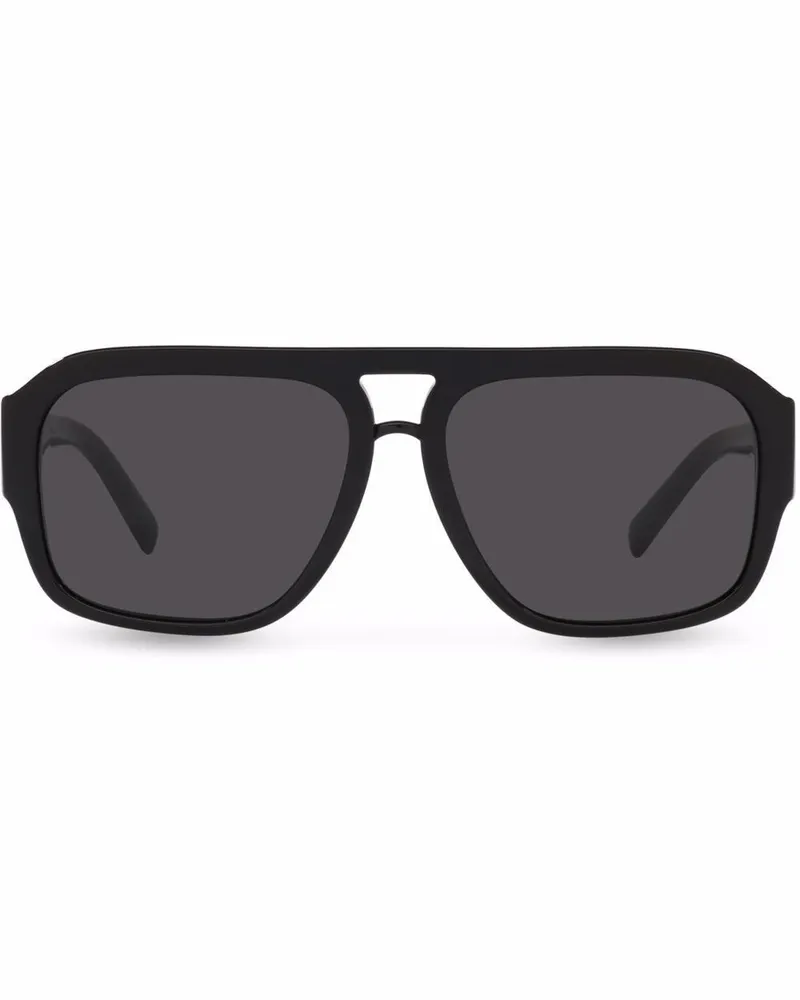 Dolce & Gabbana DG Crossed Sonnenbrille - Schwarz Schwarz