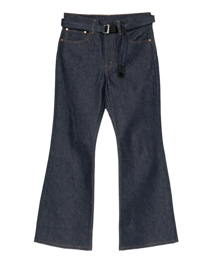 Sacai x Levi's Jeans mit Gürtel - Blau Blau