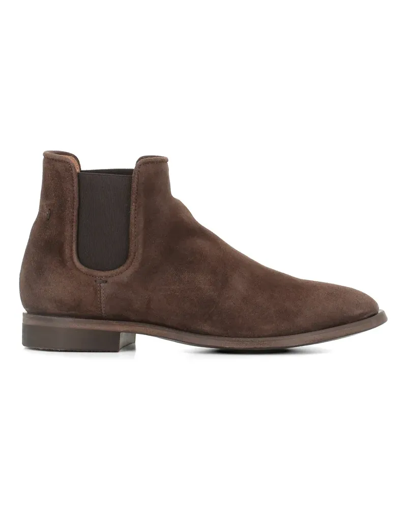 Alberto Fasciani flat-sole boots - Braun Braun