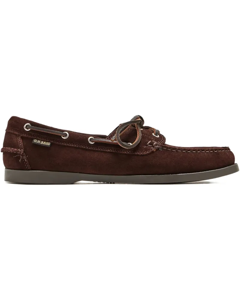 G.H. Bass & Co. Segelschuhe aus Wildleder - Braun Braun