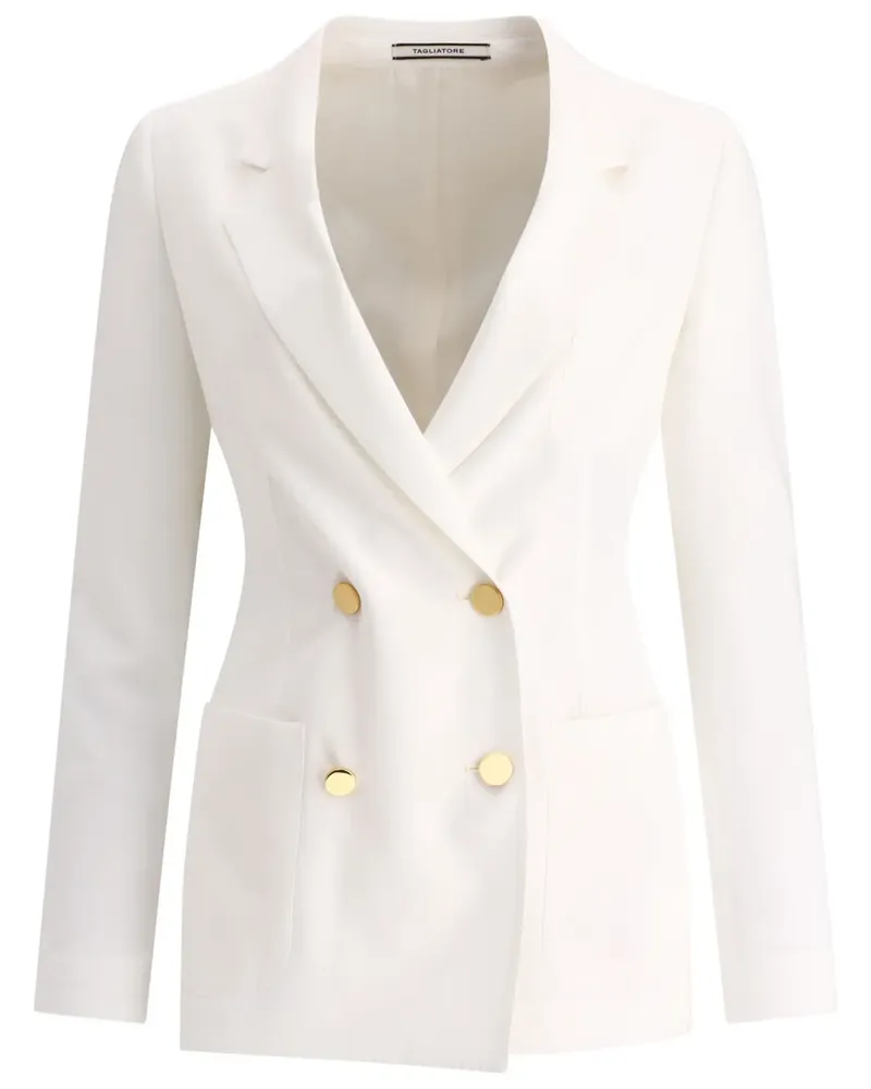 Tagliatore Doppelreihiger Nayade Blazer - Weiß Weiß