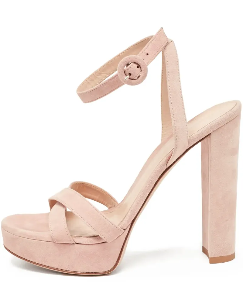 Gianvito Rossi Pre-owned Poppy Plateau-Sandalen 120mm - Rosa Rosa