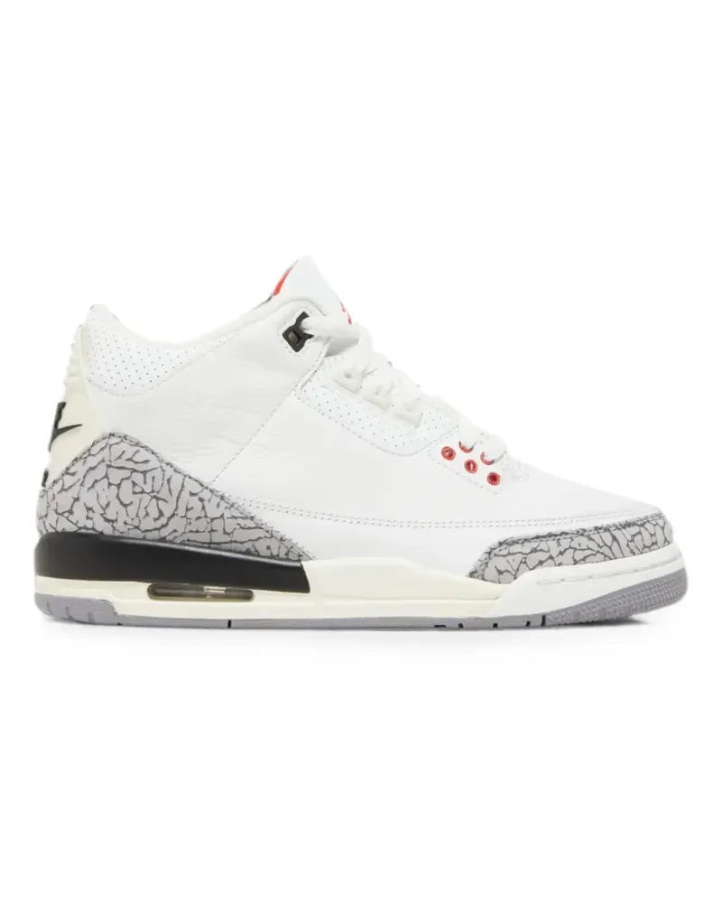 Jordan 3 retro white cement reimagined sneakers - Weiß Weiß