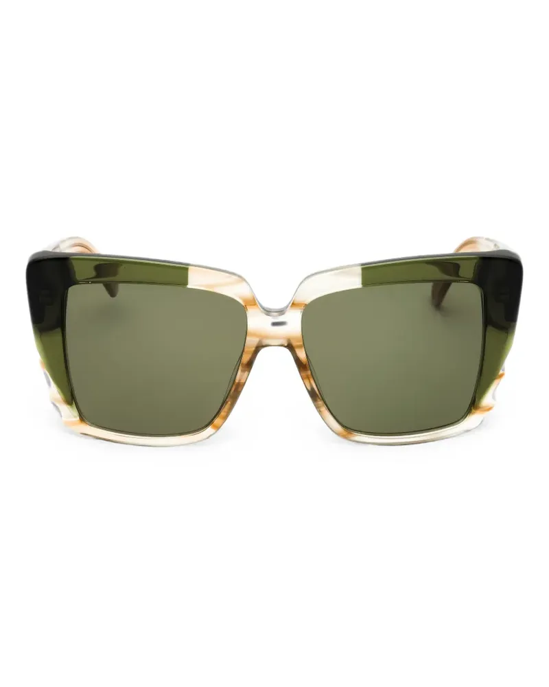 Ferragamo oversized square-frame sunglasses - Grün Grün