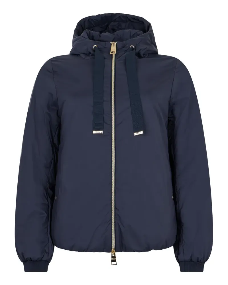 Herno hooded zip-up padded jacket - Blau Blau
