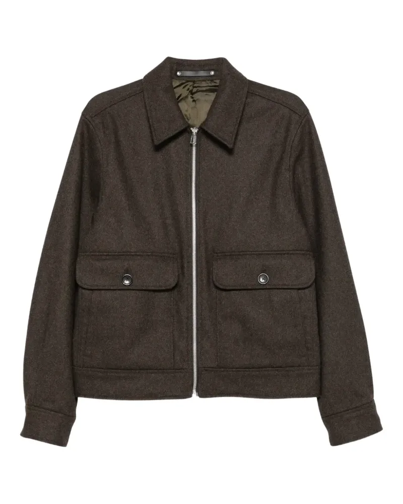 Paul Smith Cropped-Jacke mit aufgesetzten Taschen - Braun Braun