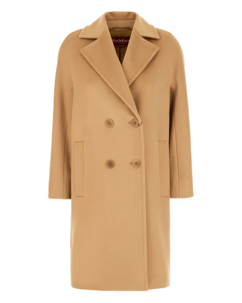 Max Mara Doppelreihiger Mantel - Braun Braun