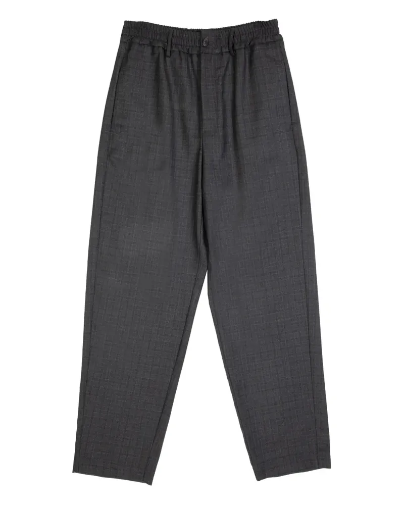 Mauro Grifoni elastic-waistband trousers - Grau Grau