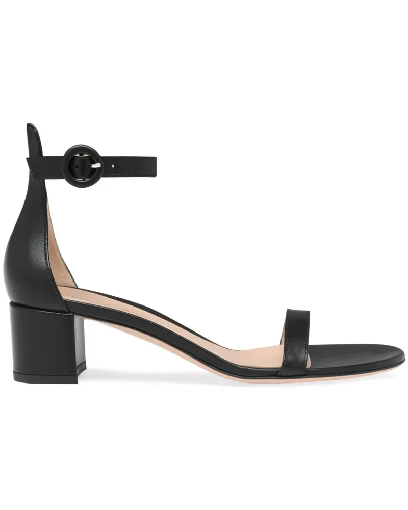 Gianvito Rossi Gaeta Sandalen 45mm - Schwarz Schwarz