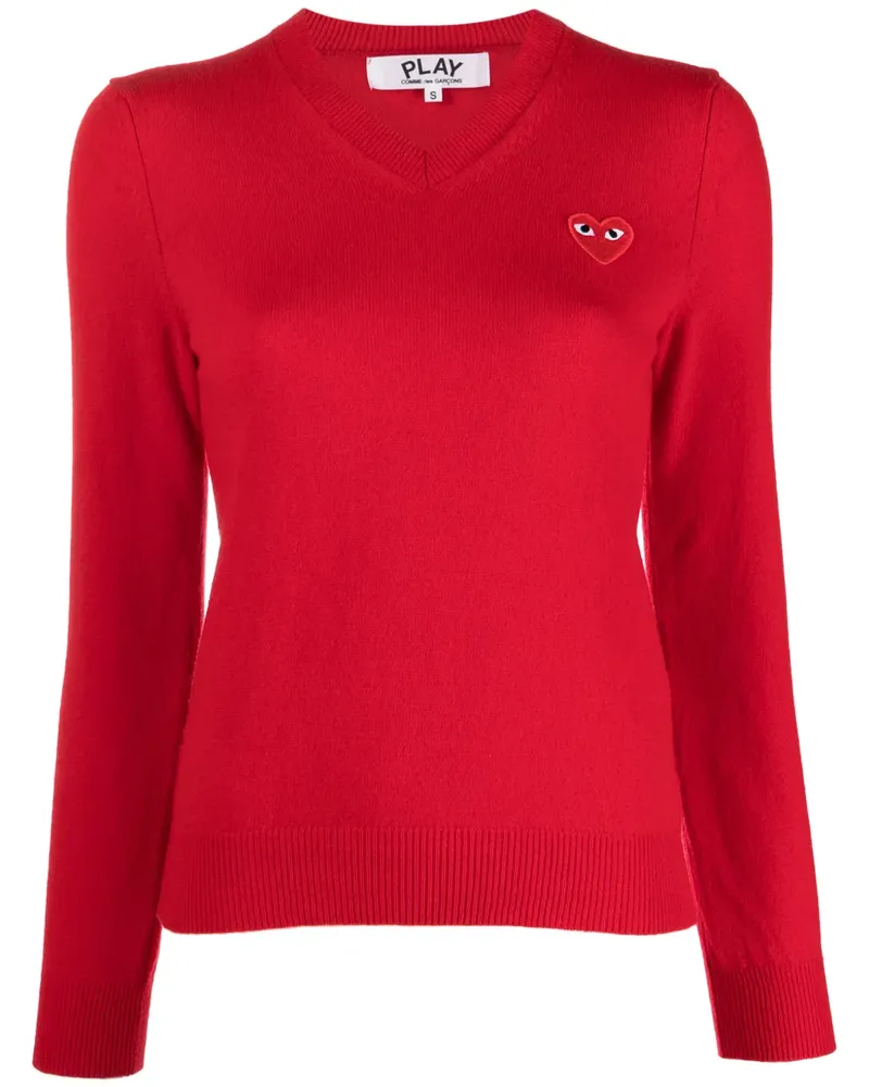 Comme des Garçons Pullover mit Herz-Logo - Rot Rot