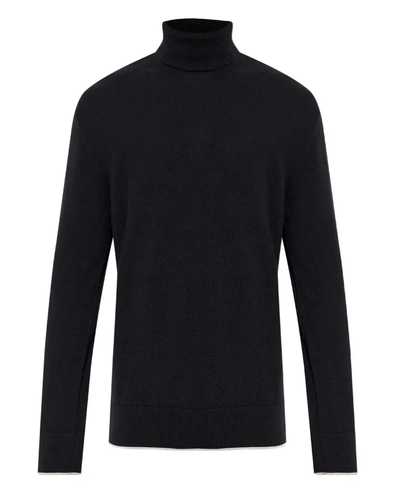 Eleventy Pullover mit Rollkragen - Schwarz Schwarz