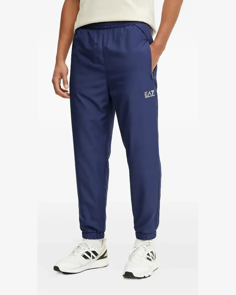 EA7 Jogginghose mit Stretchbund - Blau Blau