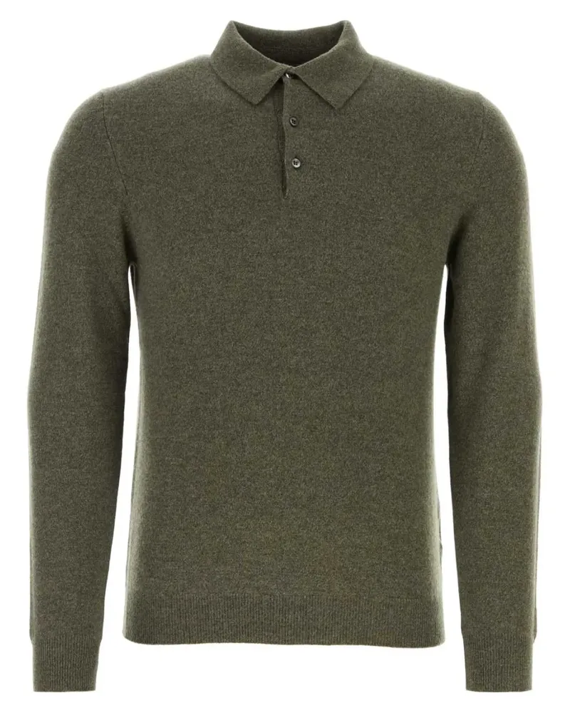 Fedeli Polo-Pullover aus Kaschmir - Grün Grün
