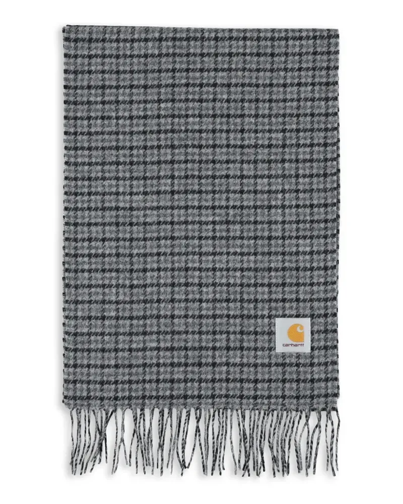 Carhartt WIP checked fringed scarf - Grau Grau