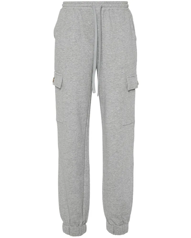 Twin-Set Jogginghose mit Logo-Schild - Grau Grau
