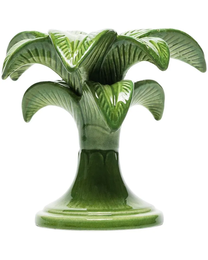 Les-Ottomans Kerzenhalter mit Palme - Grün Grün