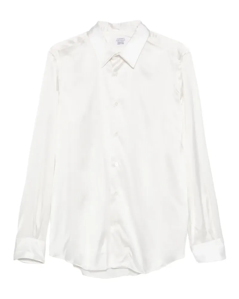 MAZZARELLI Gestreiftes Hemd - Weiß Weiß