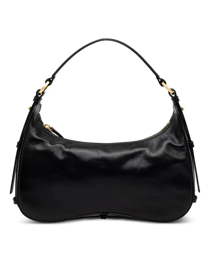 Pollini Viktoria logo-debossed tote bag - Schwarz Schwarz