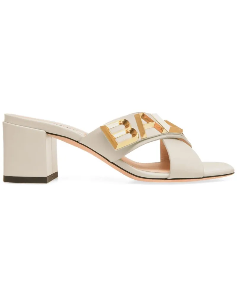 Bally Larise Mules 55mm - Weiß Weiß