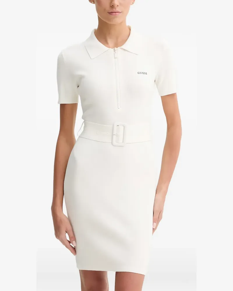 Guess belted zip-fastening MINI dress - Nude Nude