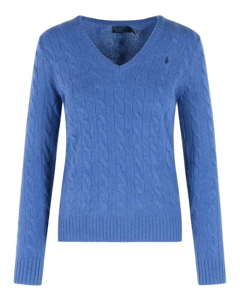 Ralph Lauren Sweatshirt mit V-Ausschnitt - Blau Blau
