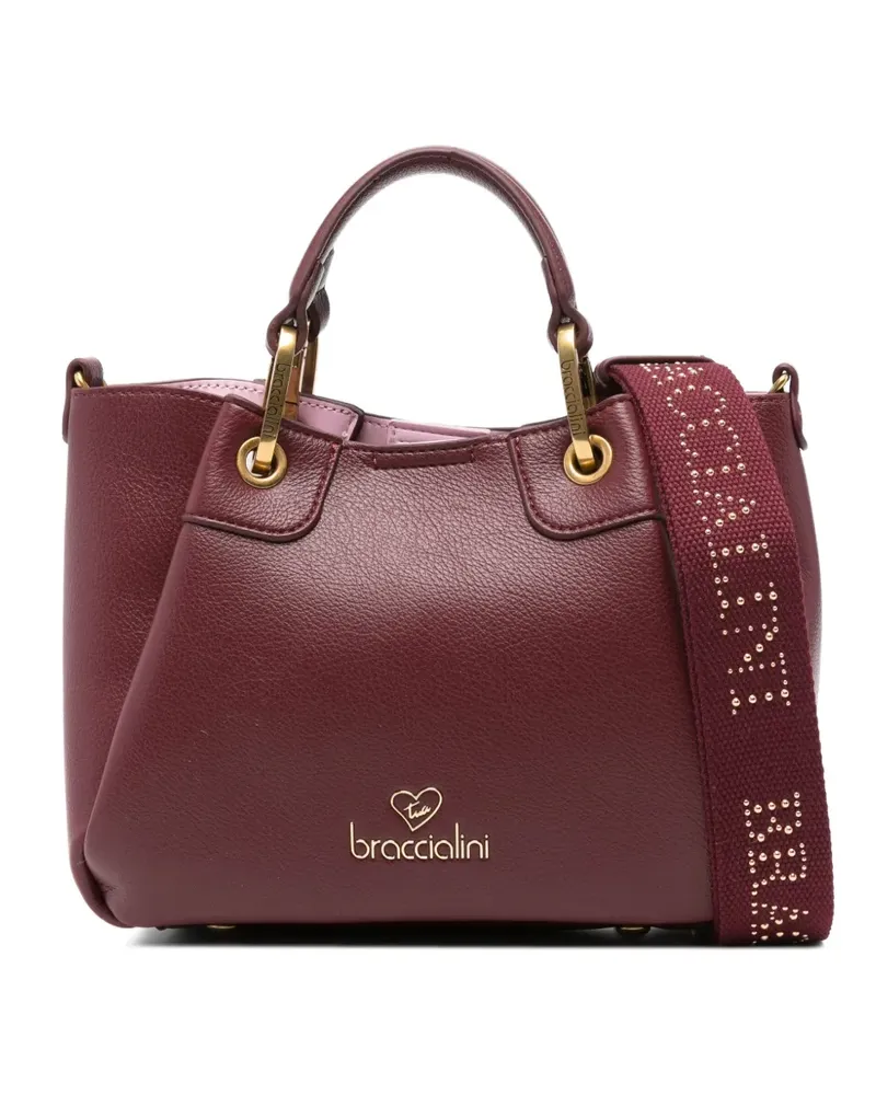 Braccialini Handtasche aus Leder - Rot Rot