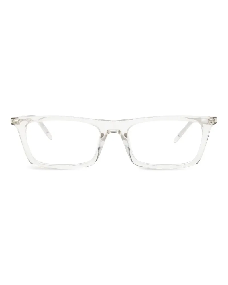 Saint Laurent Betty Brille mit eckigem Gestell - Nude Nude