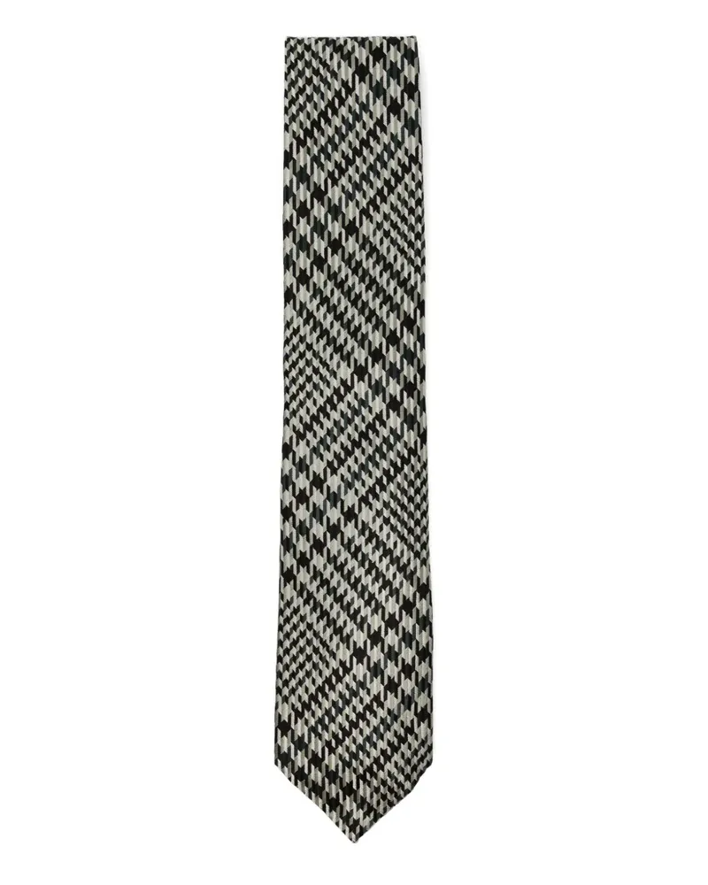 Tom Ford patterned tie - Grün Grün
