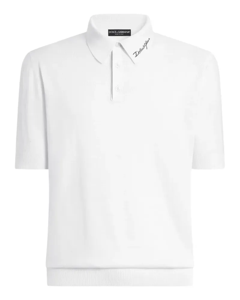 Dolce & Gabbana Klassisches Poloshirt - Schwarz Schwarz