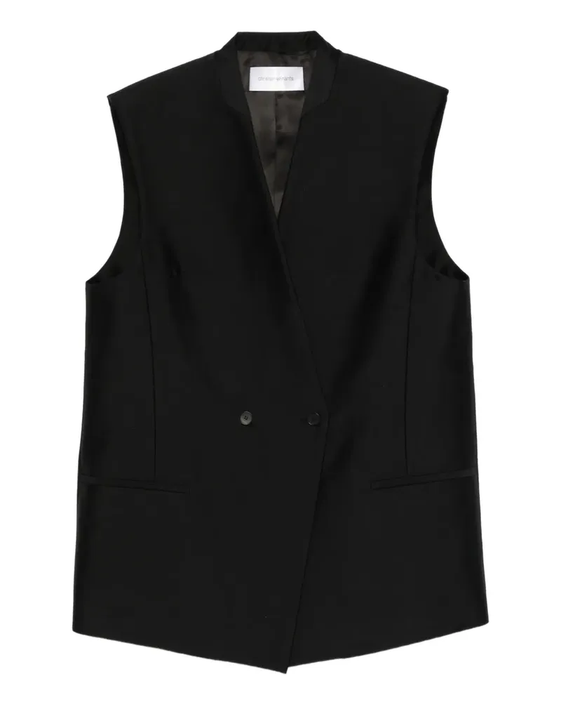christian wijnants double-breasted waistcoat - Schwarz Schwarz