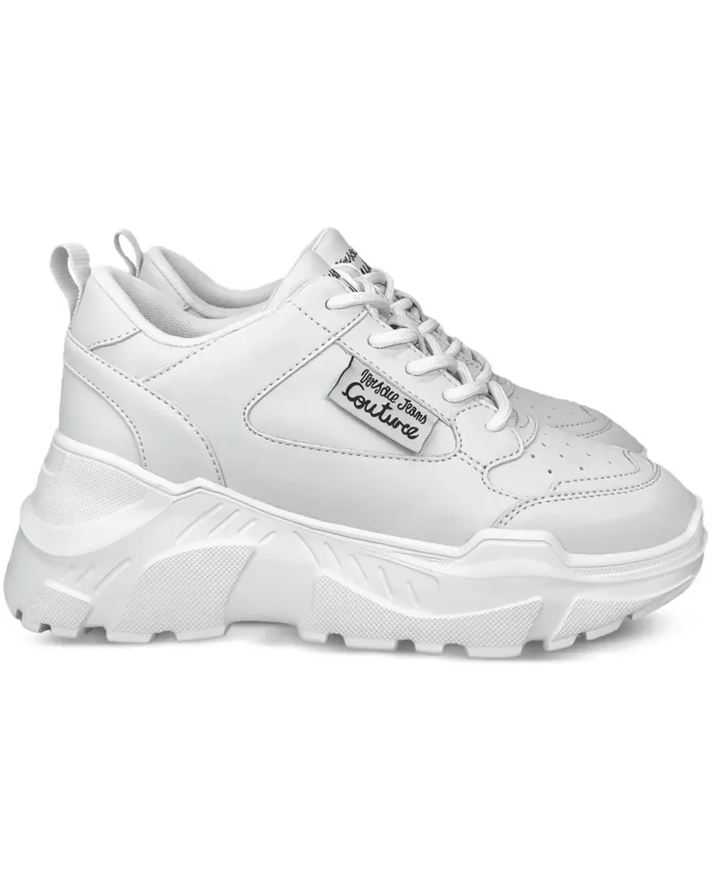 Versace Jeans Sneakers aus Leder - Weiß Weiß
