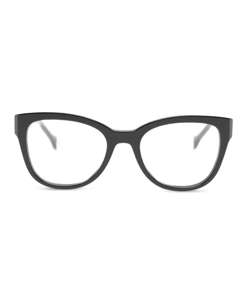 Carolina Herrera New York Brille mit eckigem Gestell - Schwarz Schwarz