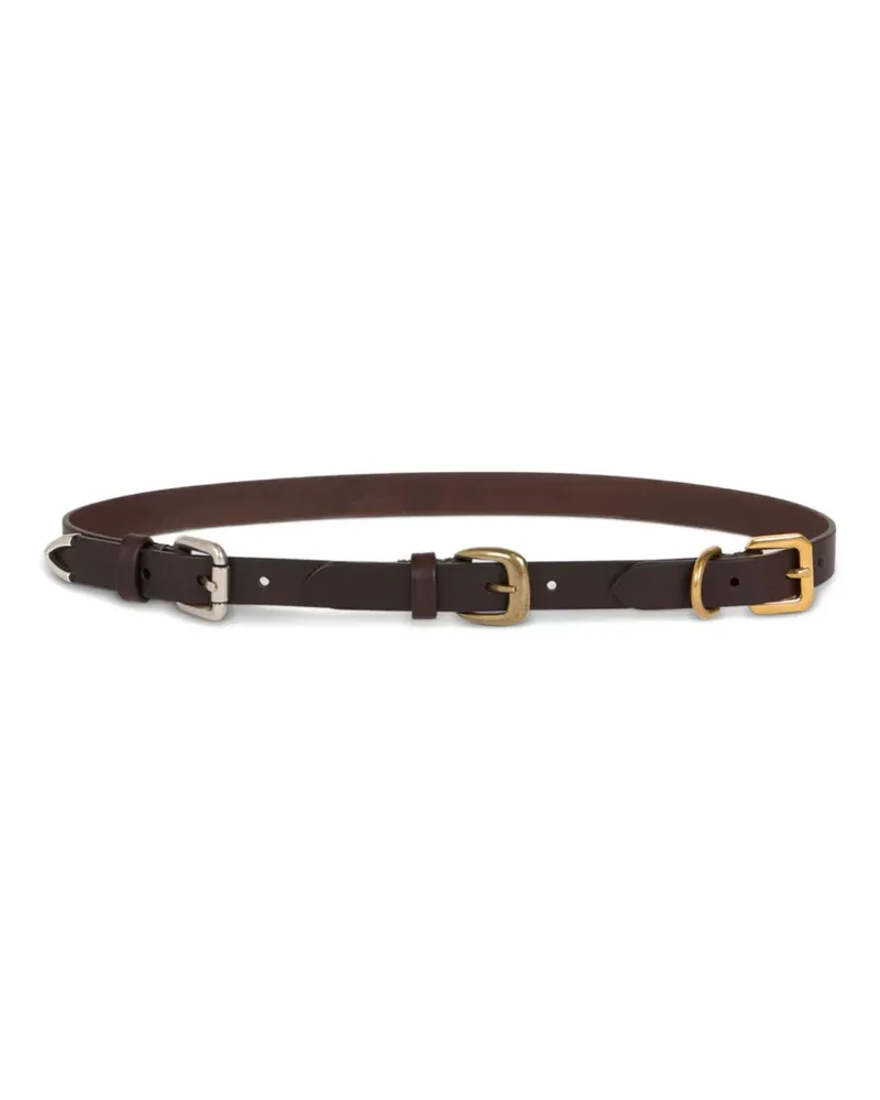 Etro Gürtel aus Leder - Braun Braun