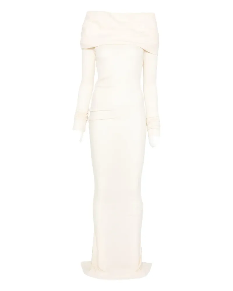 Entire Studios Cavalier draped maxi dress - Nude Nude