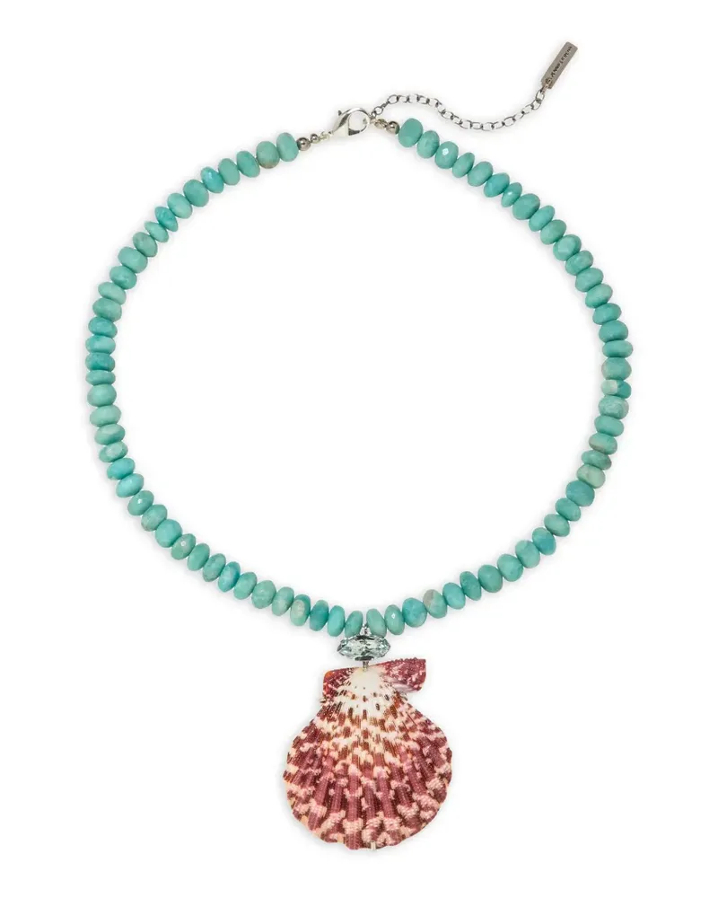 Jennifer Behr Carmen shell-pendant necklace - Silber Silber