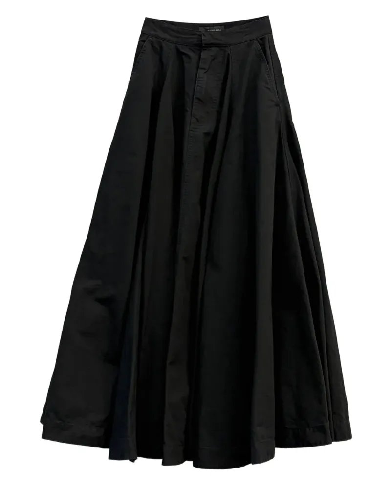 Balenciaga Godet-Maxirock - Schwarz Schwarz