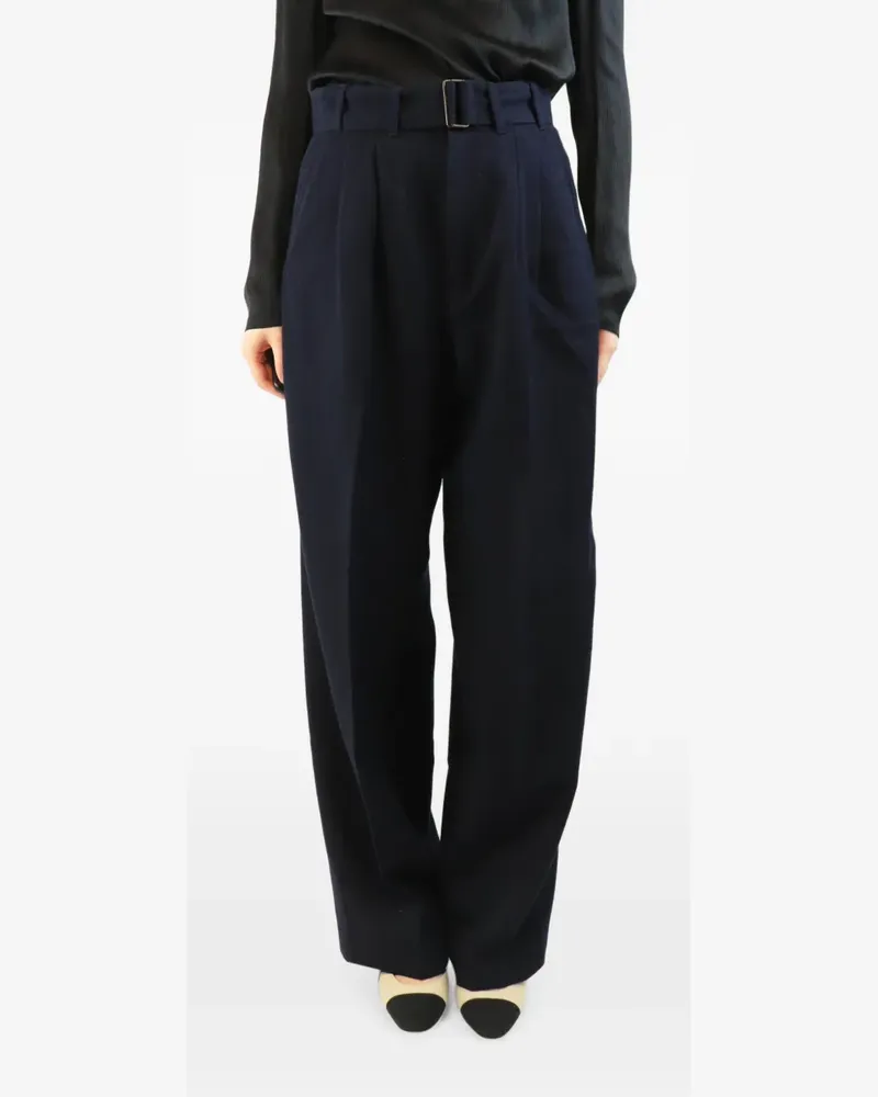 Soeur Cole Wollhose mit Gürtel - Blau Blau