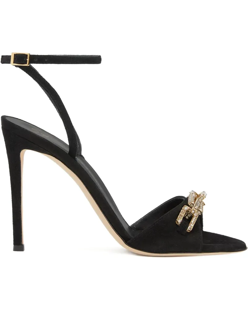 Giuseppe Zanotti Evry Stiletto-Sandalen mit Kristallen - Schwarz Schwarz