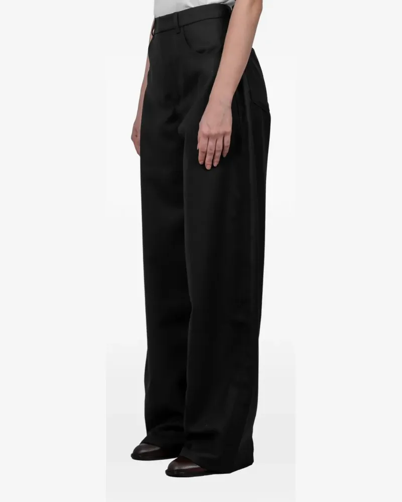 Séfr Soline Hose mit hohem Bund - Schwarz Schwarz