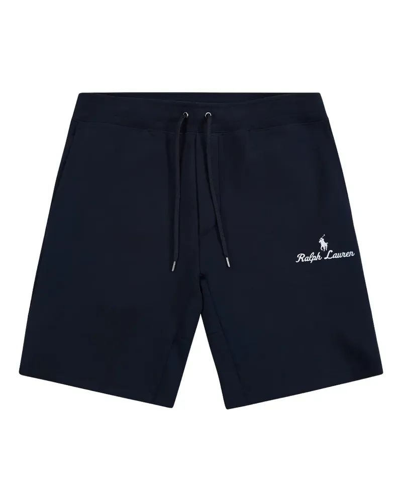 Ralph Lauren embroidered-logo drawstring shorts - Blau Blau