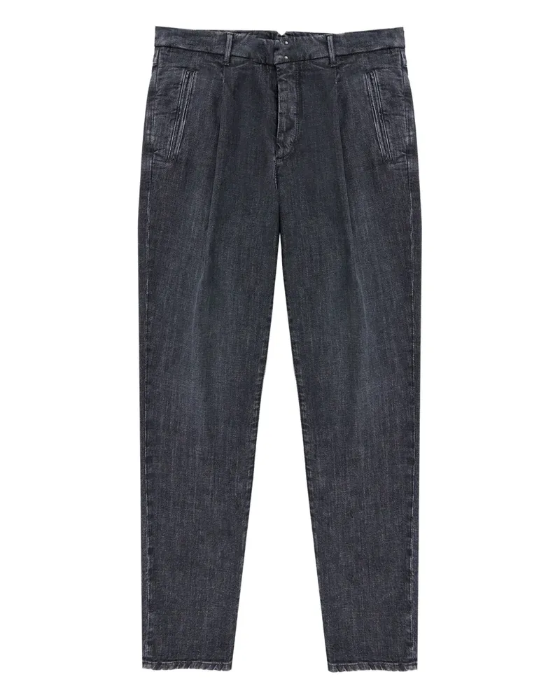 Incotex Jeans mit Falten - Grau Grau