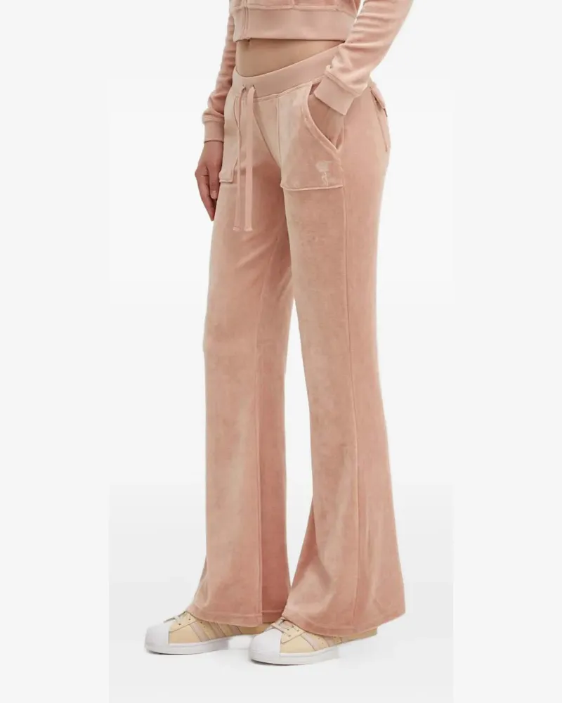 Juicy Couture drawstring flared trousers - Rosa Rosa