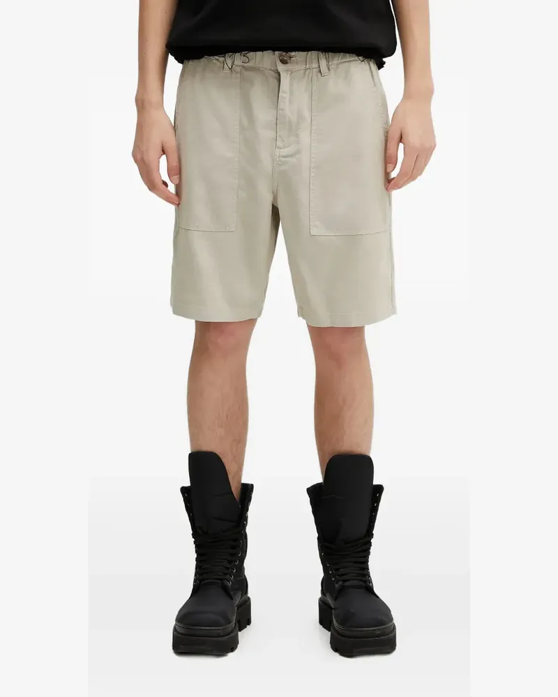 Barbour Grindle Shorts mit Stretchbund - Grau Grau