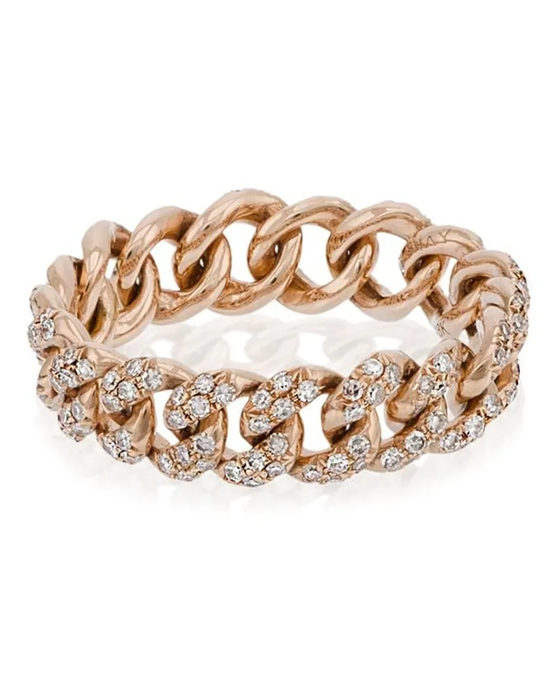 SHAY 18kt 'Essential' Rotgoldring mit Diamanten - Metallic Metallic