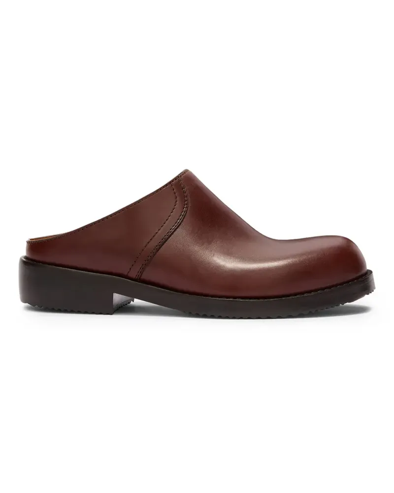 Dries van Noten Clogs aus Leder - Braun Braun