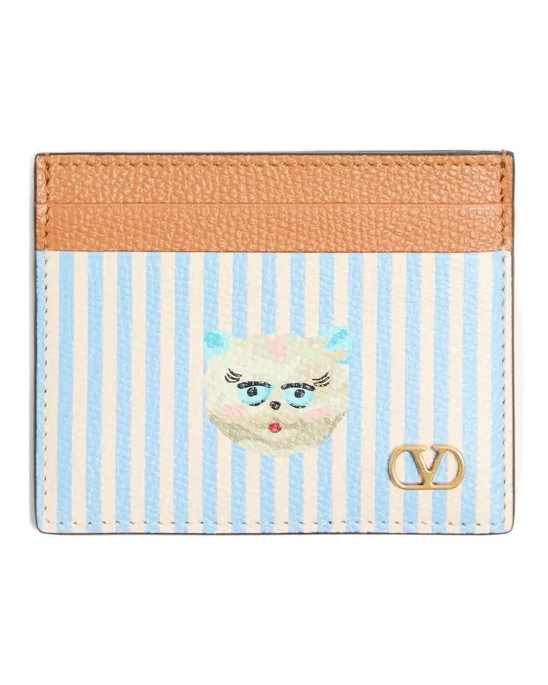 Valentino Garavani Vlogo Signature wallet - Blau Blau