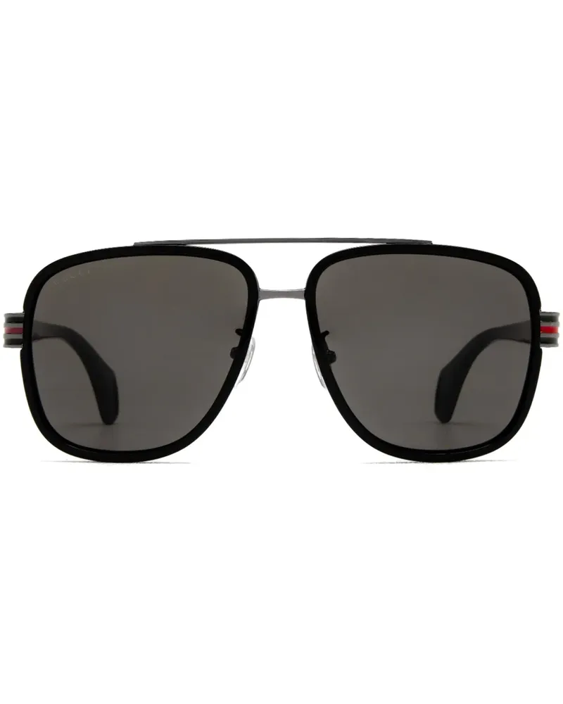 Gucci Getönte Pilotenbrille - Schwarz Schwarz