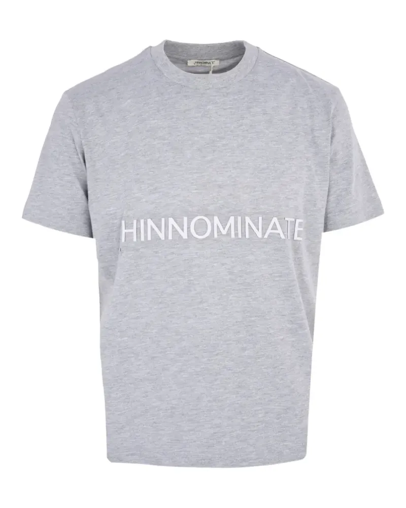 HINNOMINATE T-Shirt mit Logo-Detail - Grau Grau