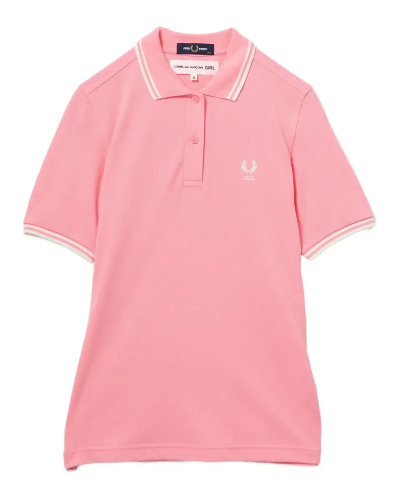 Comme des Garçons short-sleeve polo shirt - Rosa Rosa